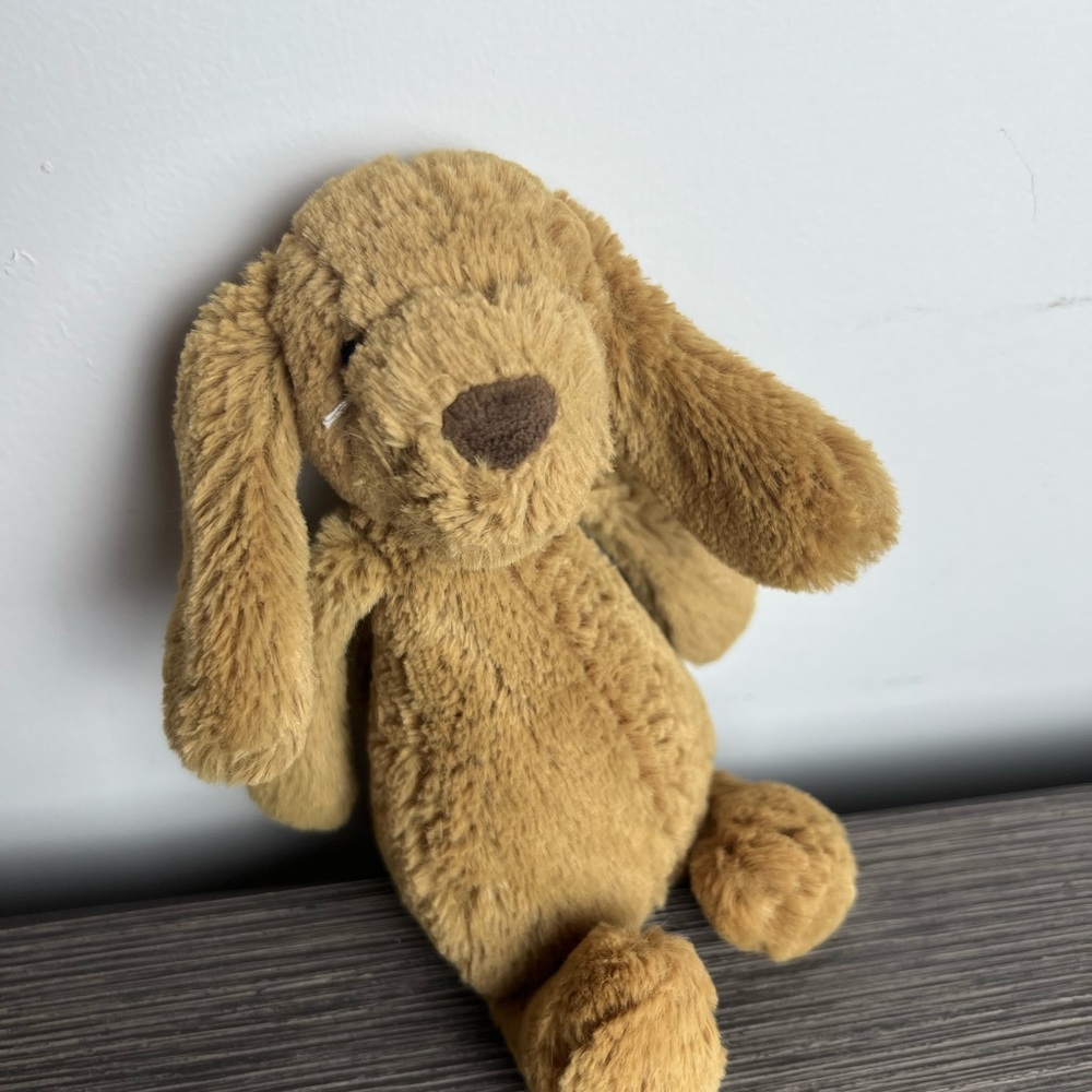 Jellycat small bashful toffee puppy